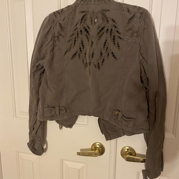 Free People Green Jacket - Picture 5 of 6